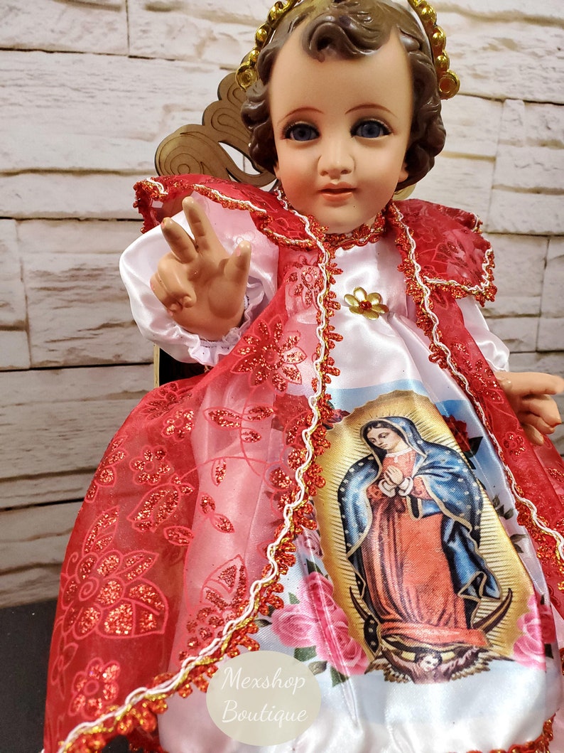FREE SHIPPING Our Lady of Guadalupe and Acessories Ropa de Niño Dios de la Virgen de Guadalupe y Accesorios image 3