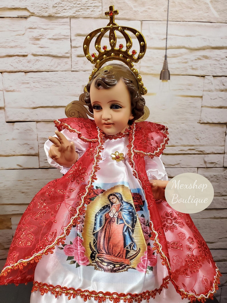 FREE SHIPPING Our Lady of Guadalupe and Acessories Ropa de Niño Dios de la Virgen de Guadalupe y Accesorios image 2