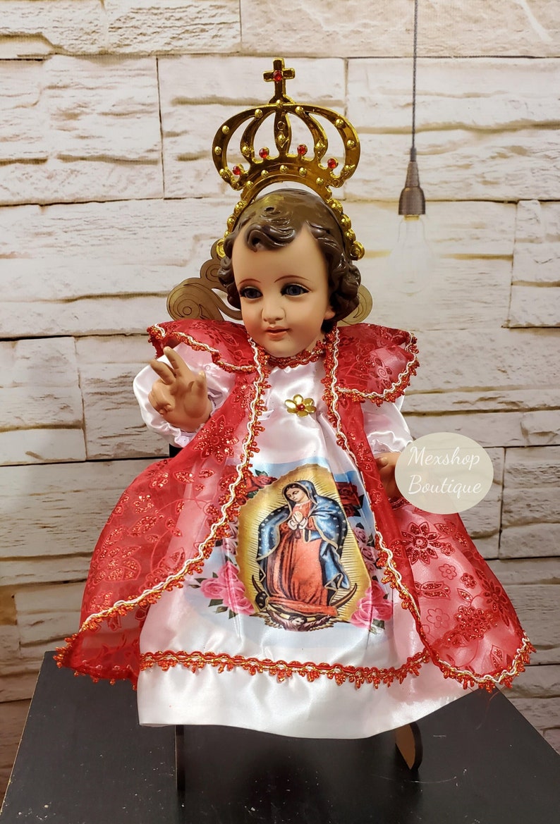 FREE SHIPPING Our Lady of Guadalupe and Acessories Ropa de Niño Dios de la Virgen de Guadalupe y Accesorios image 1