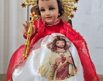 FREE SHIPPING!! Sacred Heart of Jesus and Acessories Ropa de Niño Dios del Sagrado Corazon de Jesus y Accesorios