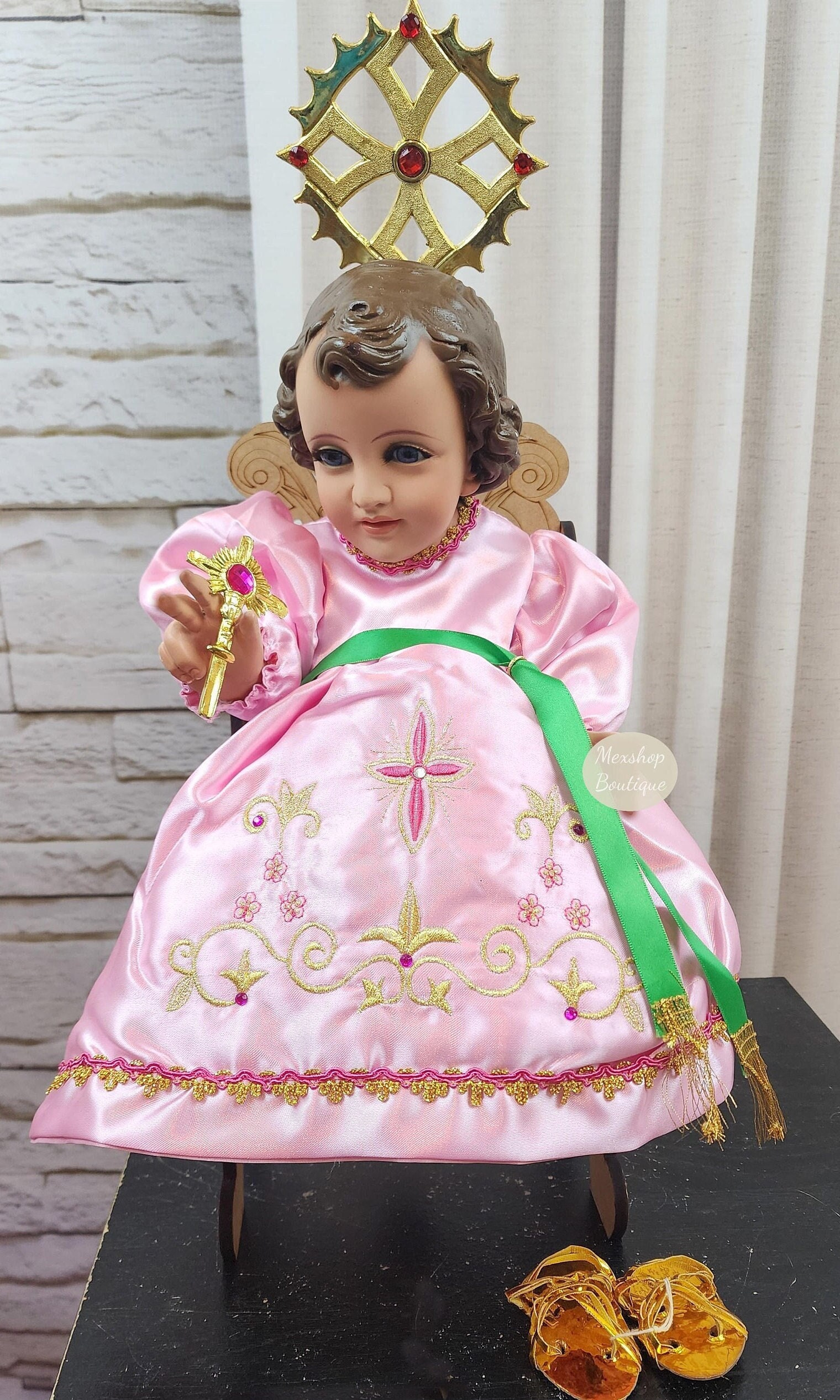 FREE SHIPPING!! Baby Jesus Christ Outfit Jesus Divine Child  and Acessories  Ropa de Niño Dios del Divino Niño Jesus y Accesorios