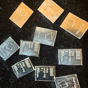 10 - 1 gram Valcambi Suisse Silver
