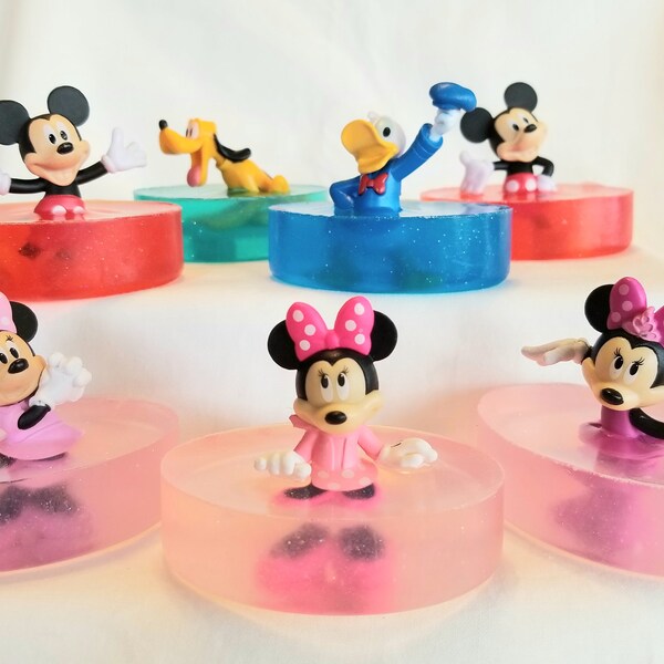 Mickey Mouse, Donald, Pluto, Minnie, Kid's soap, Child's Birthday, Birthday Party Favor