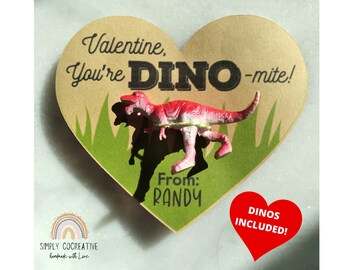 Biglietti di San Valentino a tema dinosauri: bomboniere personalizzate a tema dinosauri