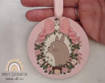 Decorazione natalizia anime: decorazione personalizzata a forma di cartone animato con scatola regalo
