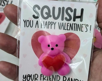 Personalized Squishy Valentine's Day Cards for Kids