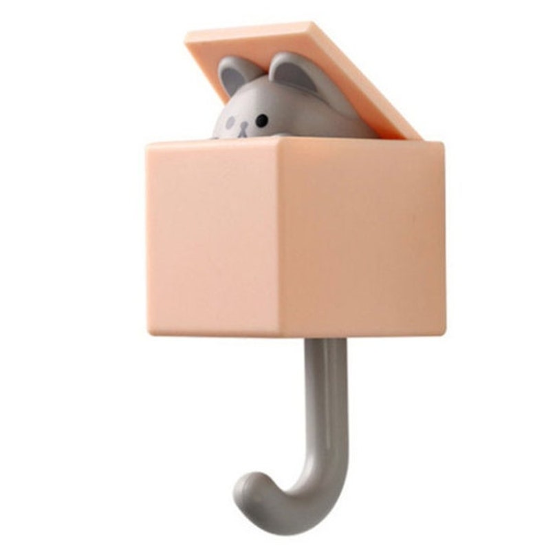 Cat Hook Cute Hanger Pop up Cat Coat Hanger Kawaii Cat Etsy