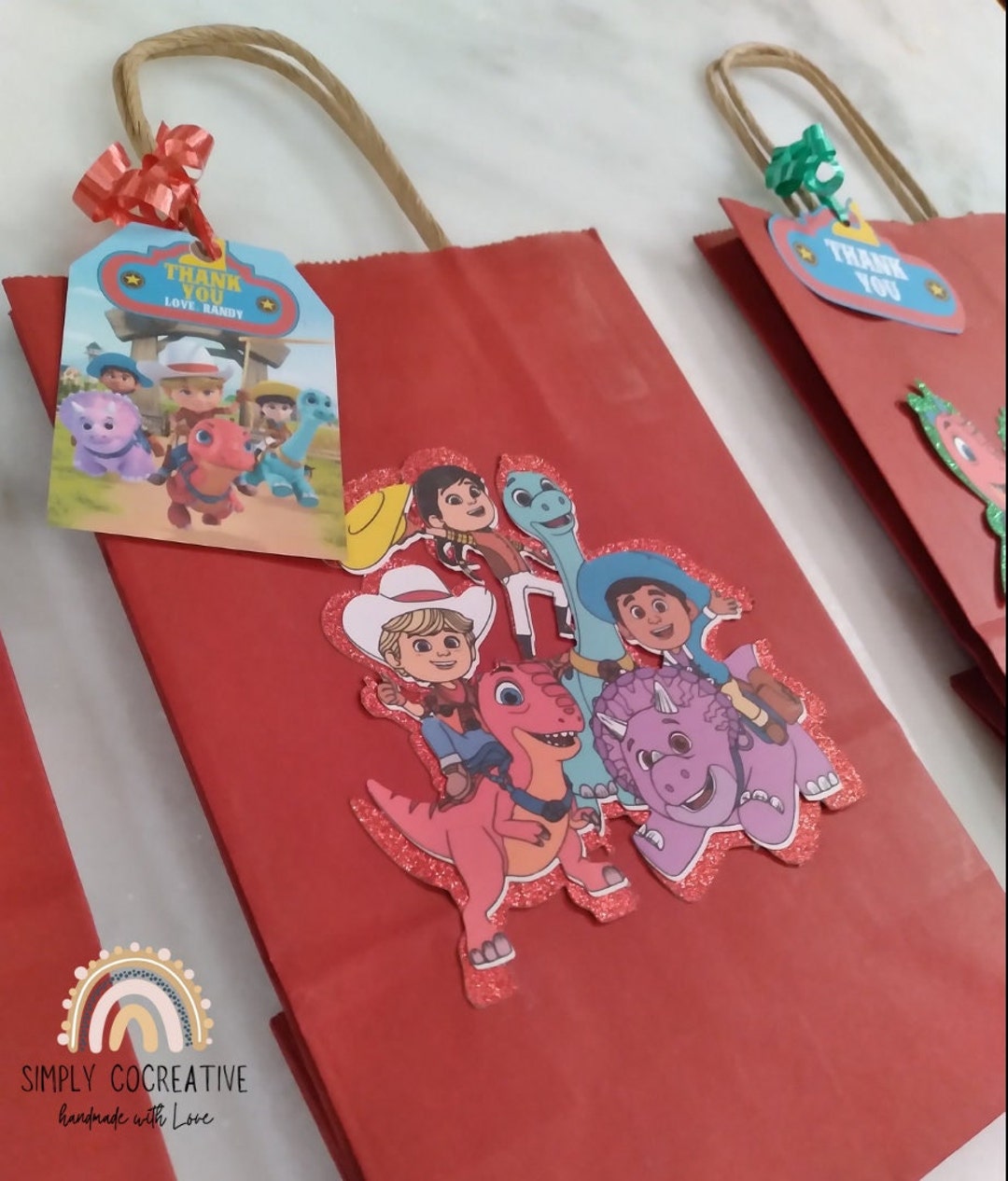 Dino & Ranch Goodie Bags, Dino Party Favors, Dino , Ranch Birthday ...