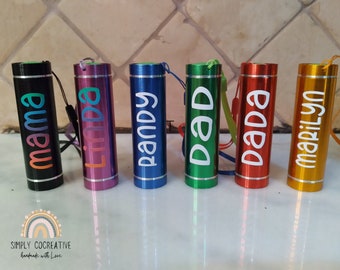 Personalized Mini Flashlight: Custom Kids Party Favors