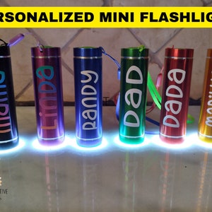 Easter basket stuffer, Personalized mini flashlight, kids flashlight, Personalized gifts, Party favors, gift for kids , mini flashlight