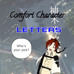 Letras de personajes reconfortantes