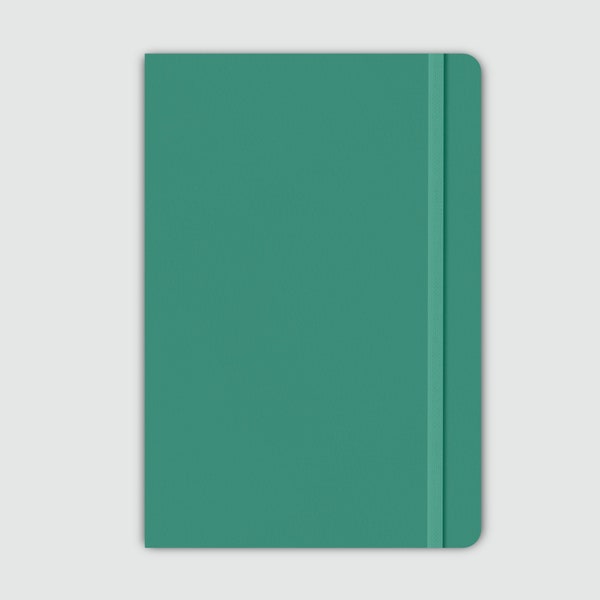 Green Digital Dotted Journal (instant download, for Goodnotes, digital notebook, dotted and plain, green cover)