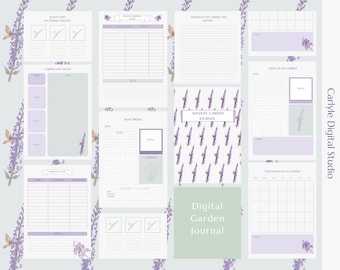 Digital Garden Journal - Garden Wildlife Edition (Goodnotes journal, pdf, digital planner)