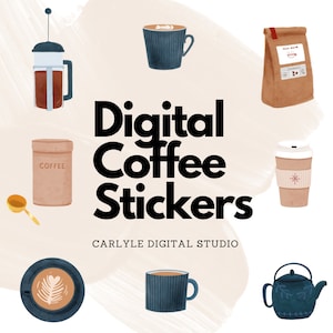 Digital Coffee Stickers