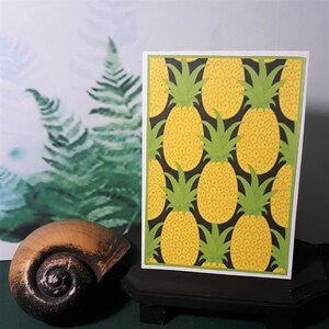 Pineapple Tropical Blank Notecards, Pineapple Blank Notecards, Summer Tropical Botanical Notecards, Tropical Island Pineapple Notecard Set
