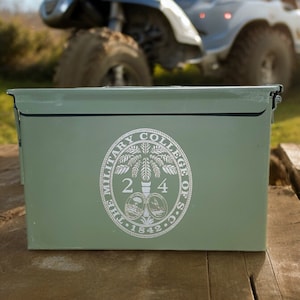 Citadel Grad Gift: Engraved .50 Cal Ammo Can, Personalized Storage