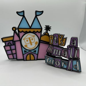 It&#39;s a Small World Tiered Tray, Shelf Decorations 3d Printed