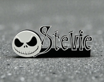 Nightmare Before Christmas Styled Name Plate 3d Printed - Etsy
