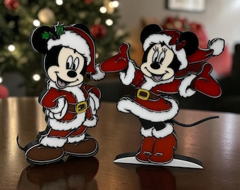 Disney Christmas Ornament Set - Minnie Mouse & Friends 7pc - Etsy