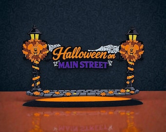 Mickey Themed Halloween on Main Street Decoration 3d Printed