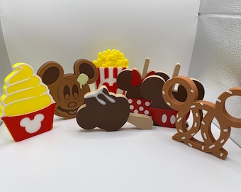 Disney Park Snacks Mickey Treat Tiered Tray Decorations