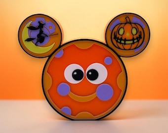 Halloween themed Toodles Decoration 3d Printed