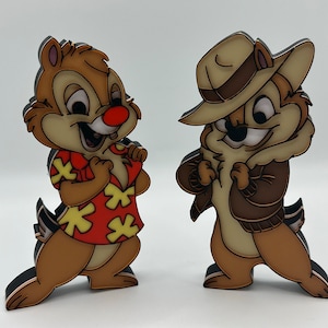 Chip n Dale Rescue Rangers Decorations 3d Printed