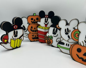 Mickey Park Hopping Ghost's Tiered Tray Decorations 3d Printed