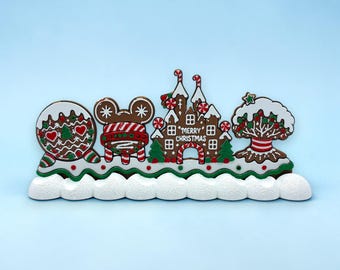 Walt Disney World Gingerbread Park Icon Decoration 3d Printed