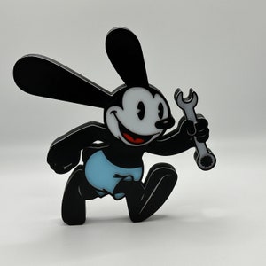 Oswald the Lucky Rabbit as seen at DCA Standing Shelf Decoration 3d Printed