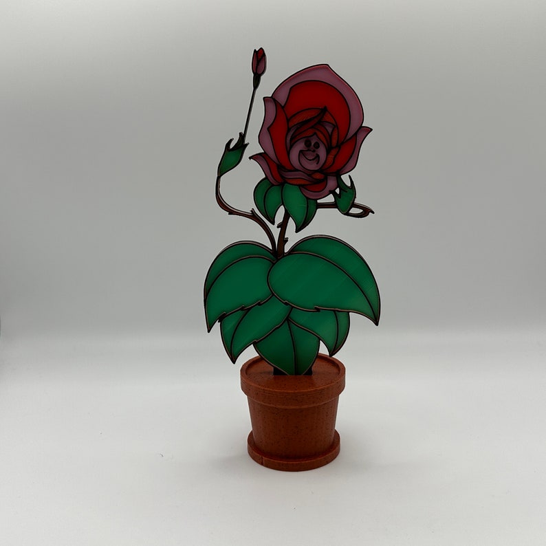 Disney's Alice in Wonderland Flower Decorations 3d Printed 9 options Available Red Rose