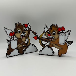 Chip n Dale Cute Little Cupids Valentines Day Decorations 3d Printed