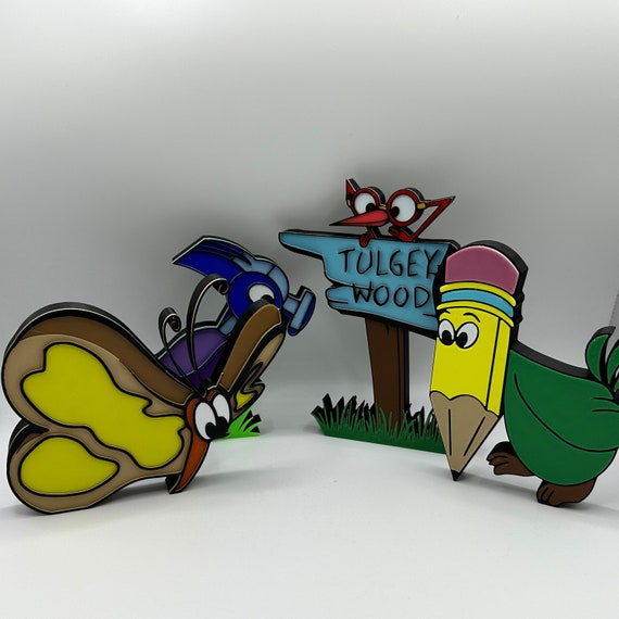 Alice in Wonderland Woodland Creature Decorations 3d Printed