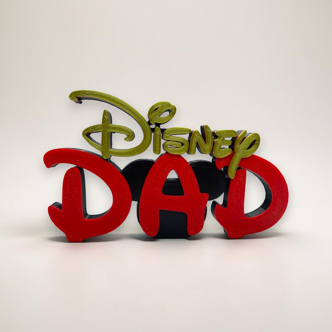 Disney Dad Standing Sign 3d Printed - Etsy