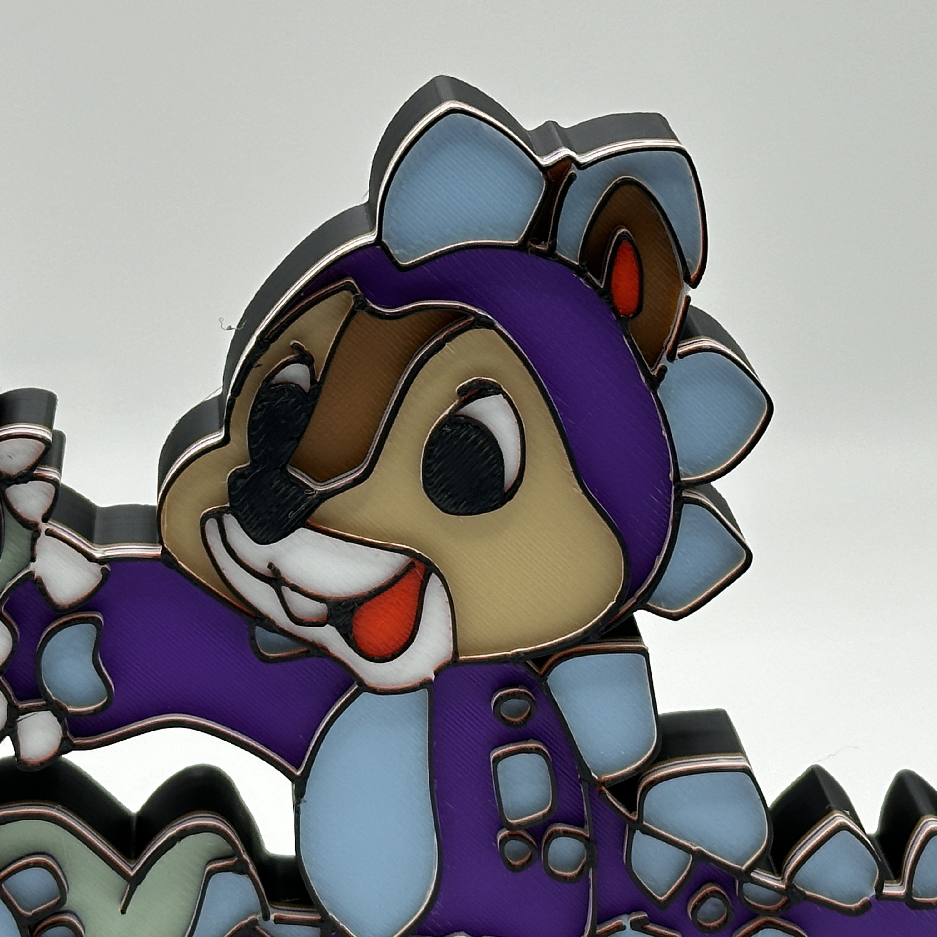 Chip N Dale Dinoland Themed Standing Decoration 3d Printed - Etsy