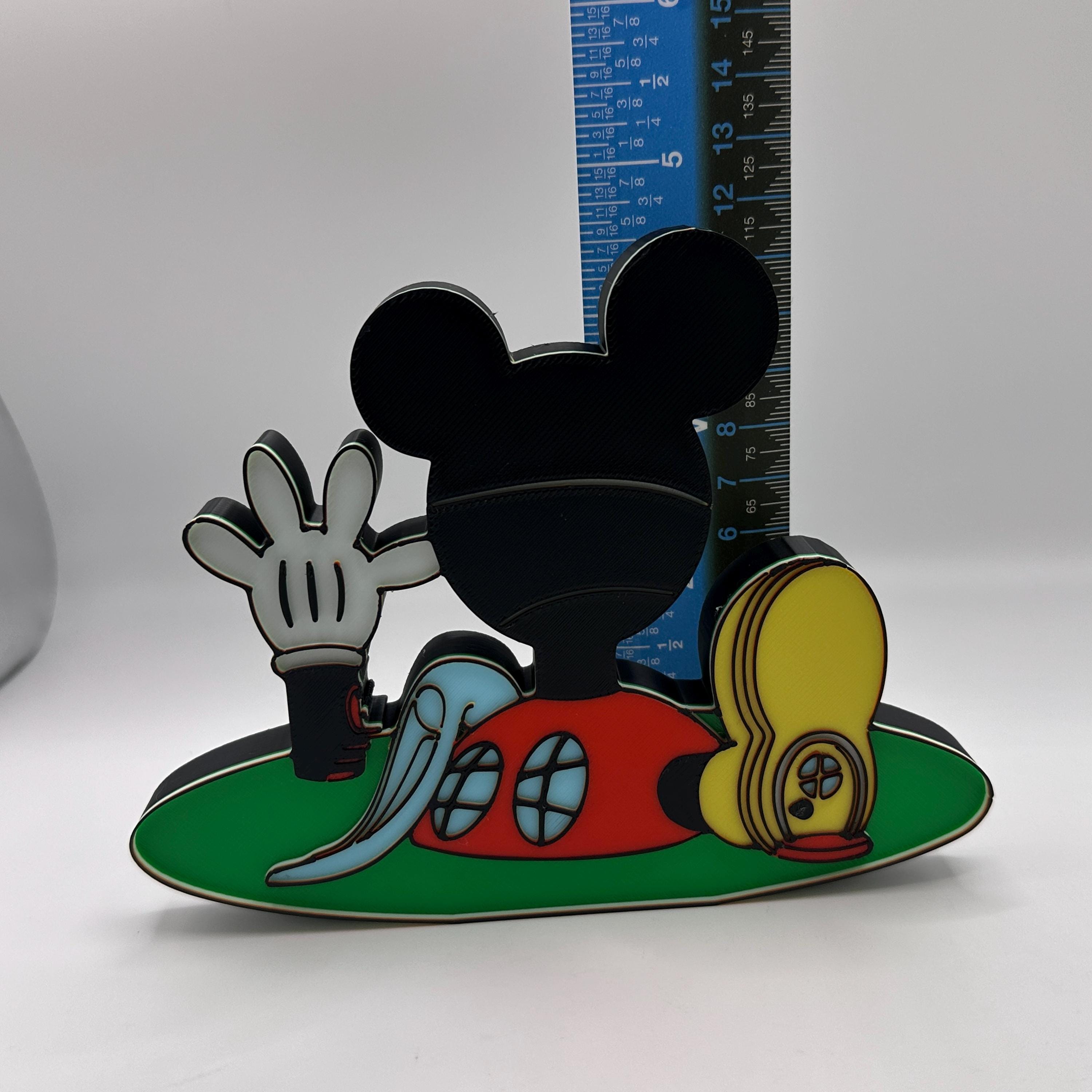 Mickey Mouse Clubhouse Standing Decoration 3d Printed - Etsy