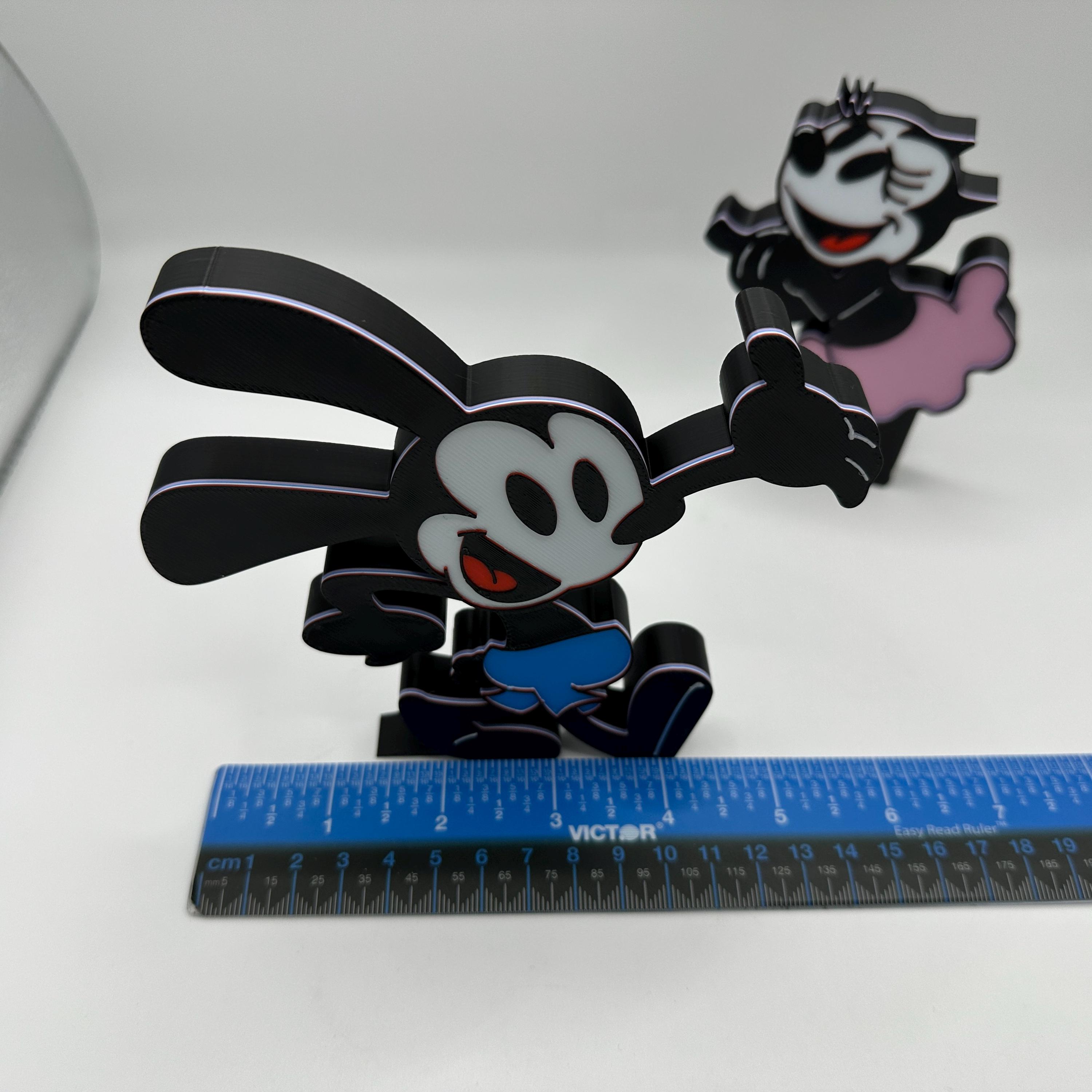 Oswald the Lucky Rabbit or Ortensia Decorations 3d Printed - Etsy