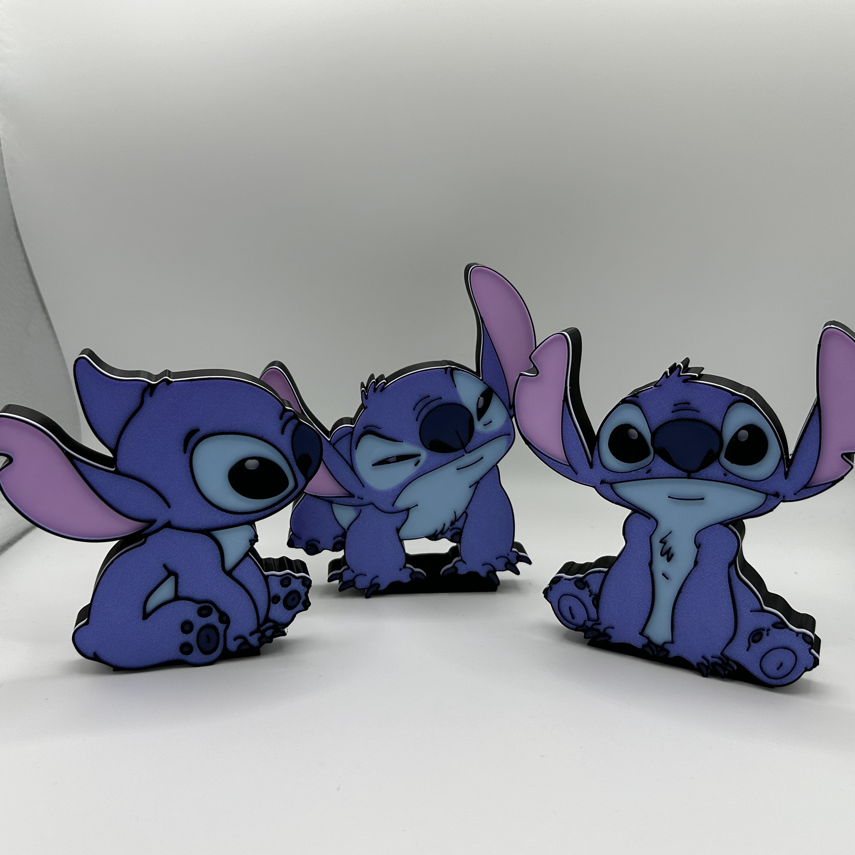 3d Printed Stitch Standing Tiered Tray or Shelf Decorations