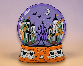 Disney World Halloween Snow Globe Decoration 3d Printed