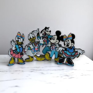 Mickey & Friends Disneyland 70th Anniversary – 3D-Printed Freestanding Disney-Inspired Decor