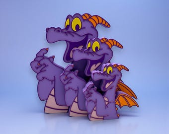 Vintage 80's Walt Disney World Epcot Center Figment PVC Figure - Etsy