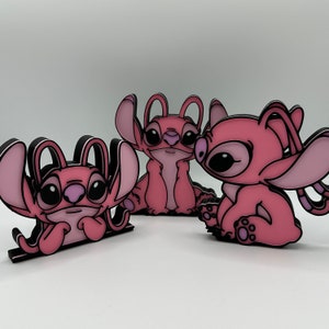 Angel from Lilo and Stitch Standing Tiered Tray or Shelf Decorations 3d Printed