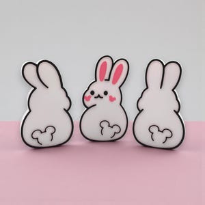 3D Printed Hidden Mickey Easter Bunny Butt Decorations - Set of 3