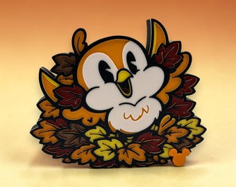 Chuuby Bird Fall Leaf Fun Decoration 3d Printed