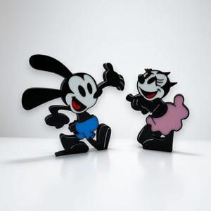 Oswald the Lucky Rabbit or Ortensia Decorations 3d Printed