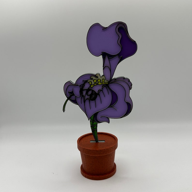 Disney's Alice in Wonderland Flower Decorations 3d Printed 9 options Available Iris