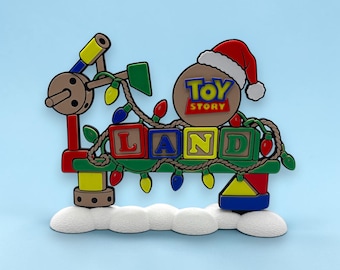 Toy Story Land Christmas Decoration 3d Printed