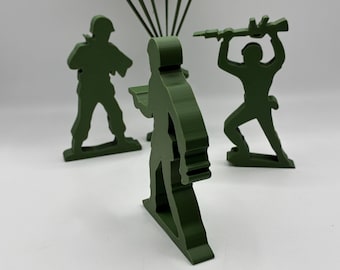 Toy Story Green Army Men Standing Figures 3d Printed - Etsy