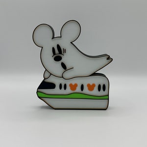 Mickey Park Hopping Ghost's Tiered Tray Decorations 3d Printed Hitchhiking Ghost