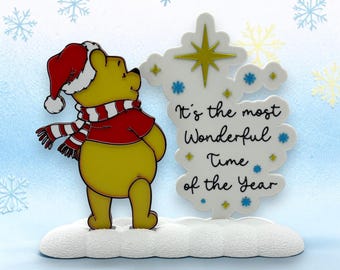 Winnie the Pooh Most Magical Time of the Year Decoration 3d Printed